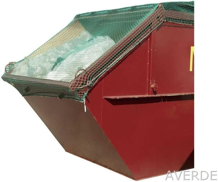 Kerbl Abdecknetz SafeNet (Grösse 6 x 3,5 m, Maschenweite 45x45 mm, für PKW-Anhänger, aus geflochtete