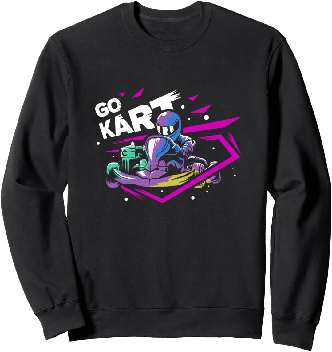 Cool Go Kart Rennfahrer GoKart Sweatshirt