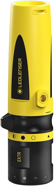 Ledlenser EX7R LED Taschenlampe, explosionsgeschützt, Arbeitsleuchte, fokussierbar, wiederaufladbar,