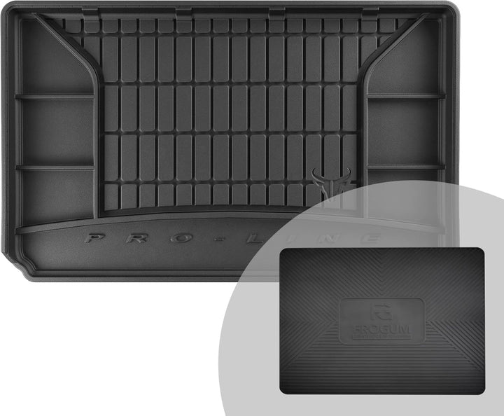 FROGUM ProLine 3D Gummimatte Exklusive Auto Kofferraummatte Kofferraumwanne für Renault Captur I 201
