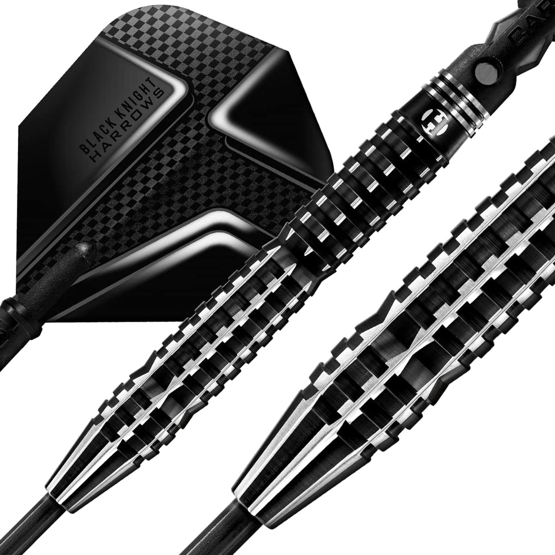 Harrows Steel Darts Black Knight 90% Tungsten Steeltip Dart Steeldart Hochwertiger Tungsten Dart Dar