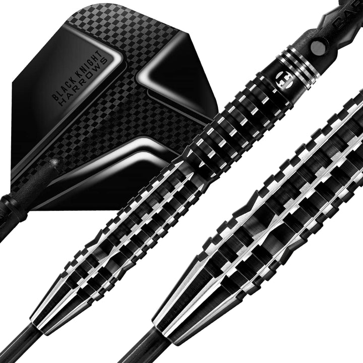 Harrows Steel Darts Black Knight 90% Tungsten Steeltip Dart Steeldart Hochwertiger Tungsten Dart Dar