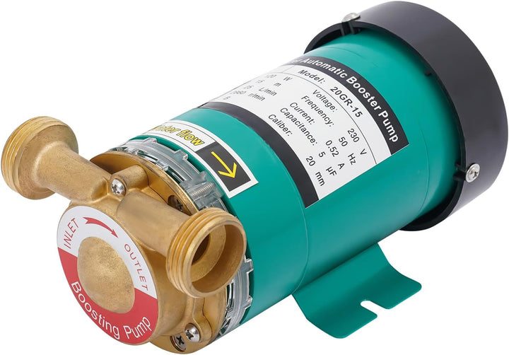 120W Pressure Booster Pump Home Garden Water Pump Shower Taps Booster Automatic On-Off Pressure Cont