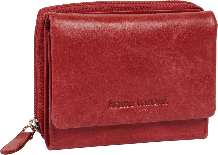 bruno banani Geldbörse Echt Leder rot Damen - 021753, Rot