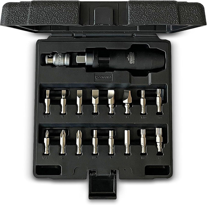 KS Tools 515.1000 1/2 Hand-Schlagschraubendreher-Satz, 18-TLG Schwarz