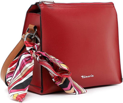 Tamaris Umhängetasche Gerlinde 31550 Damen Handtaschen Uni Einheitsgrösse Red 600, Einheitsgrösse Re