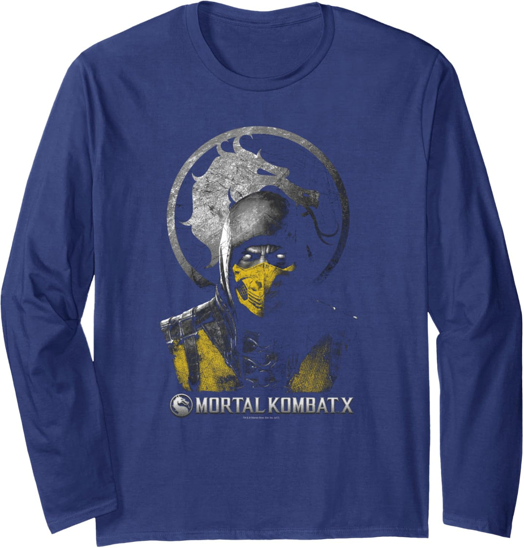 Mortal Kombat X Scorpion Bust Langarmshirt