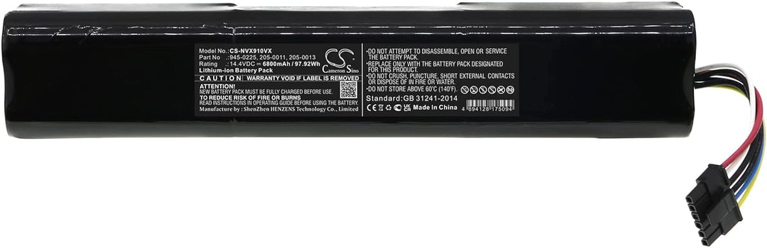 TECHTEK akku Kompatibel mit [Neato] Botvac Connected, Botvac Connected D3, Botvac Connected D5, Botv