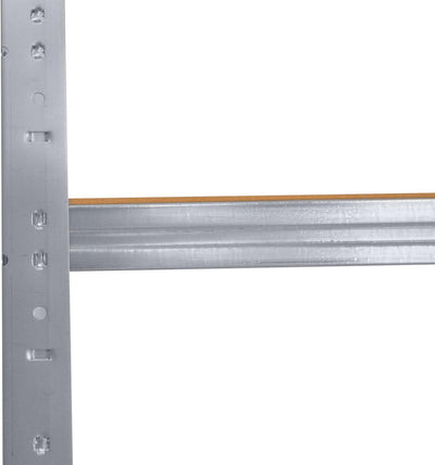 shelfplaza® 180x70x30cm HOME Schwerlastregal verzinkt/Metallregal mit 5 Böden/Kellerregal Metall, Ga