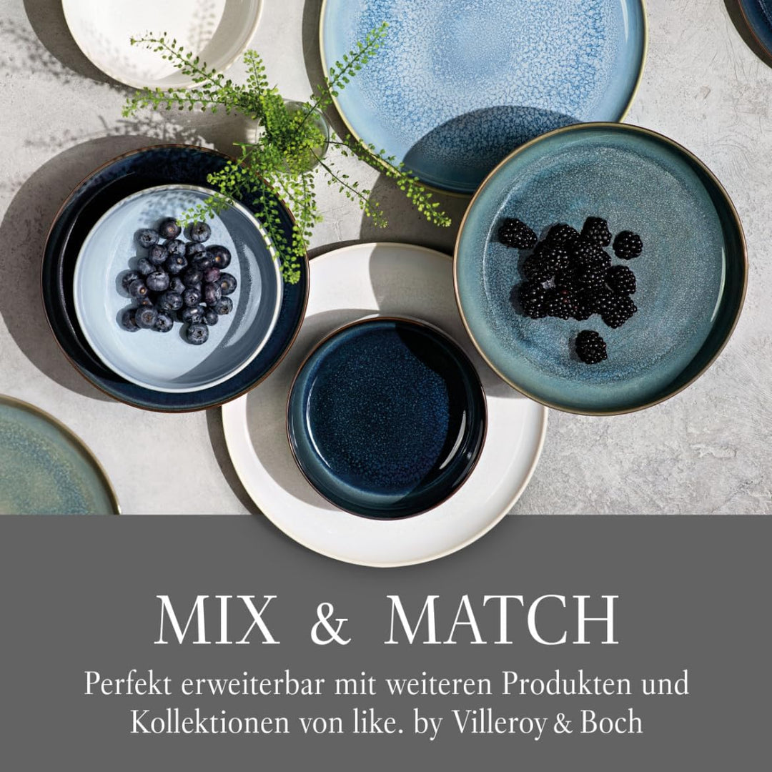 like. by Villeroy &Boch - Crafted Cotton Suppenteller Weiss, Spülmaschinenfest, Mikrowellensicher, G