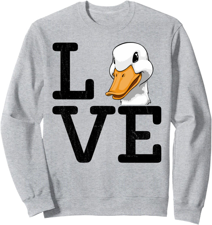Duck Love Funny Water Ducklings Gift Sweatshirt