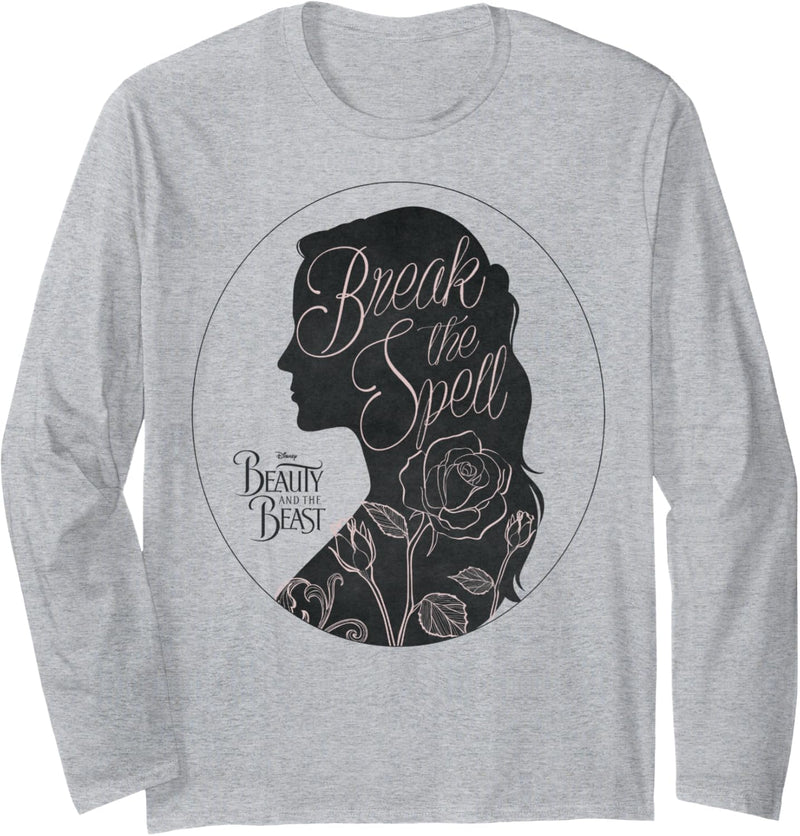 Disney Beauty And The Beast Belle Break The Spell Silhouette Langarmshirt