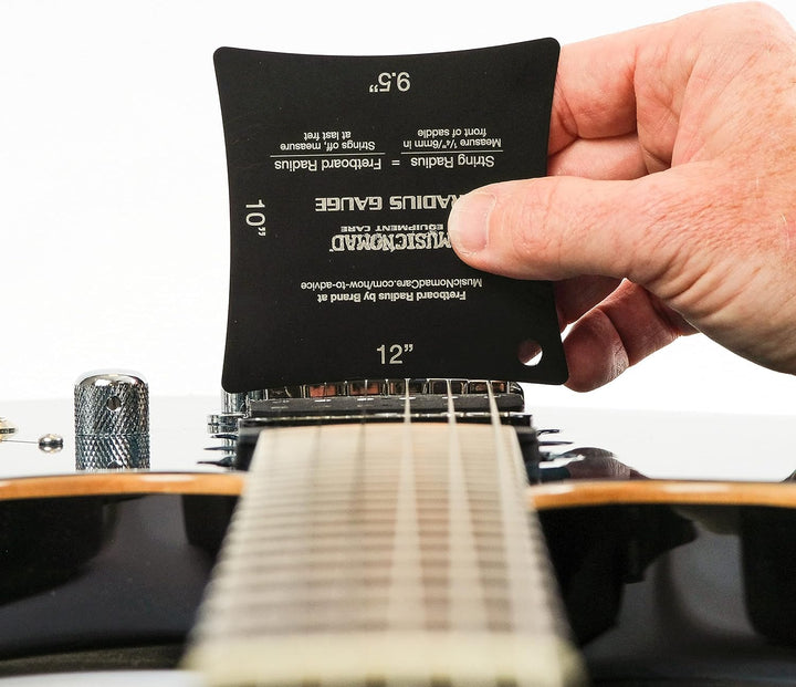 MusicNomad MN603 Precision Fretboard and String Radius Gauge Tool - 2 pc. Set