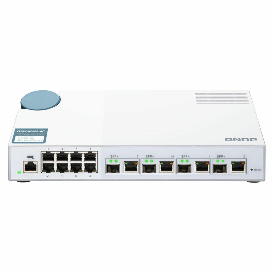 QNAP QSW-M408-4C - Einstiegslevel 10GbE Schicht 2 Web-verwalteter Switch