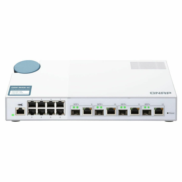 QNAP QSW-M408-4C - Einstiegslevel 10GbE Schicht 2 Web-verwalteter Switch