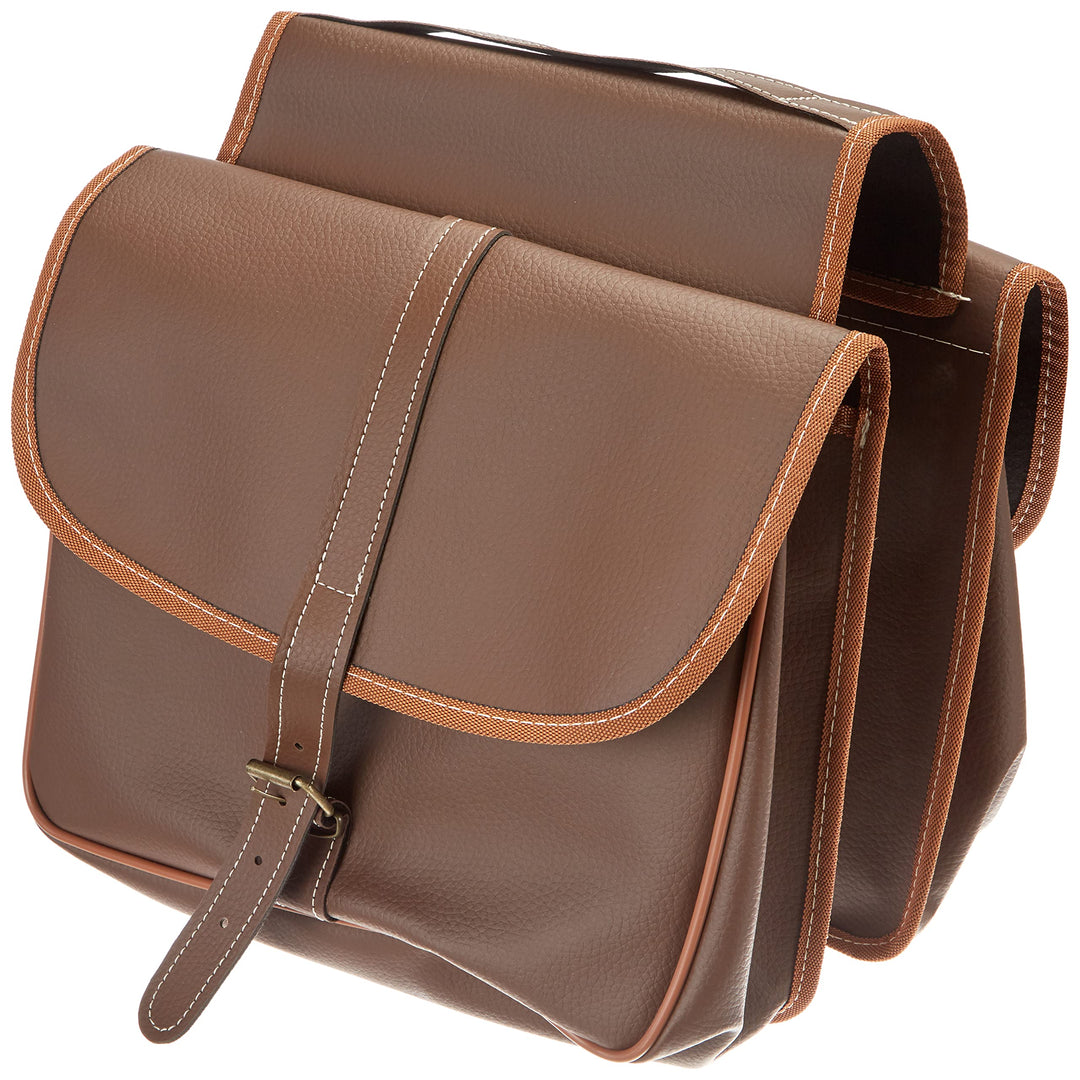 Cicli Bonin Eco Leather Looking Saddle Taschen BLAU Blau, BLAU Blau