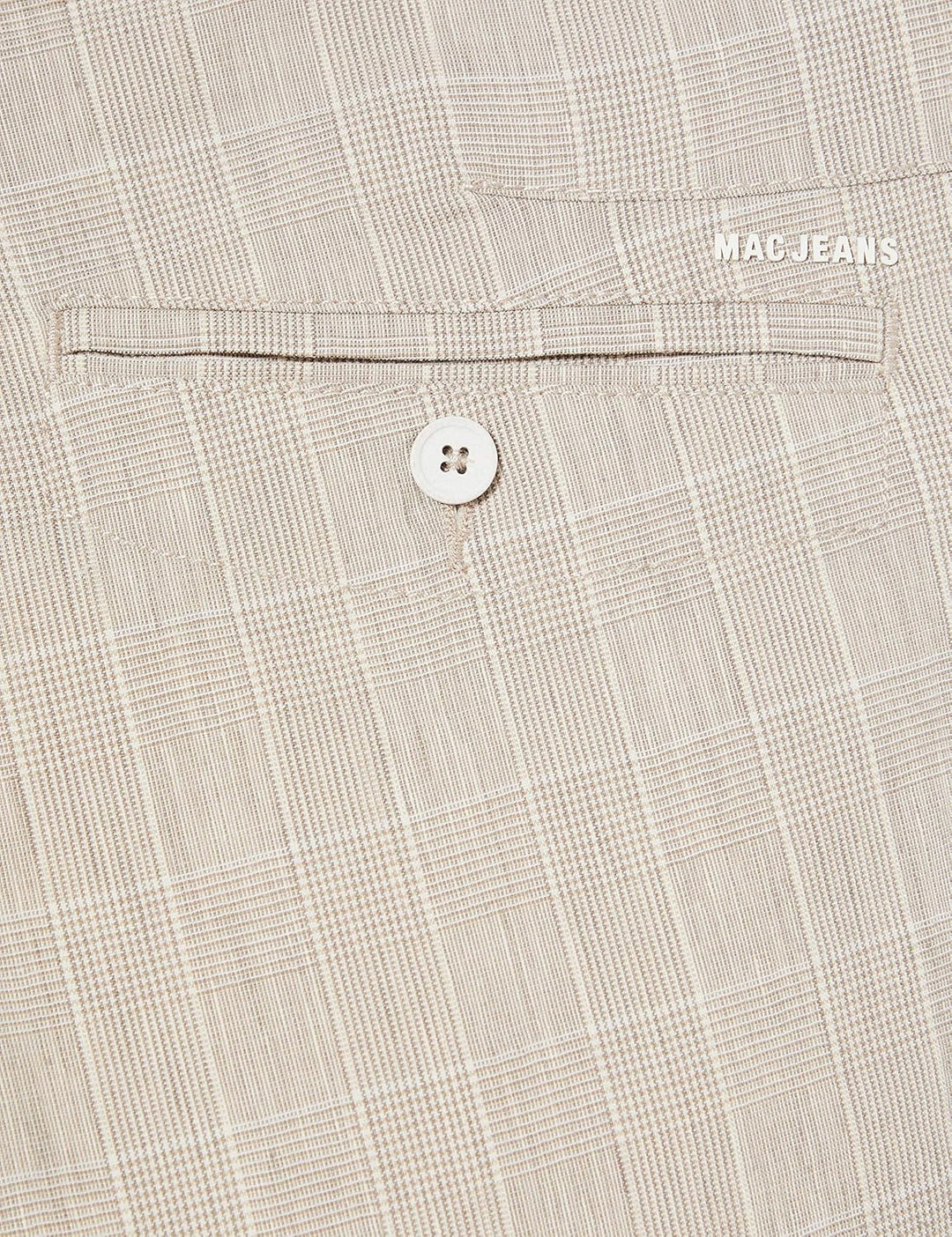 MCA Herren Lennox Hose, per Pack Beige (Cream White Check 203K), W34(Herstellergrösse: 34/32)