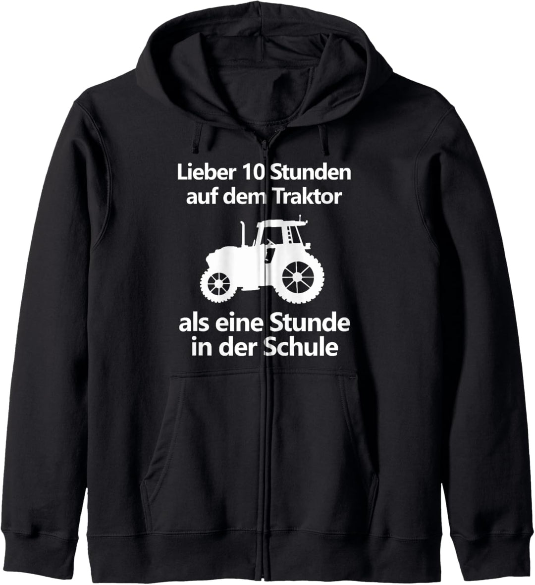 Landwirt Bauer Landwirtschaft Trecker Traktor Schule Kinder Kapuzenjacke