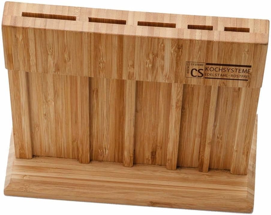 CARL SCHMIDT SOHN Schmidt Sohn Messerblock Soest 7-teilig mit Schneidbrett Edelstahl/Holz , Masse: 2