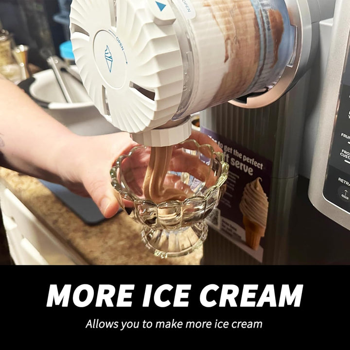 2er-Set 480ML Kompatible Behälter für Ninja Swirl CREAMi – Eisbehälter mit grauen Deckeln für NC700