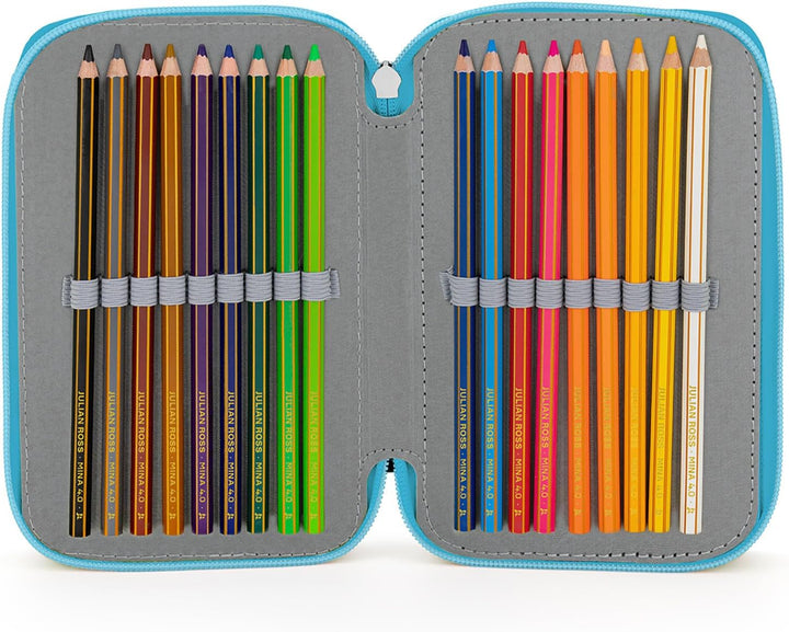 Clondo Paw Patrol Federmäppchen Kinder, 3 Organisierte Fächer, Maxi-Mäppchen, Federtasche Junge Gefü