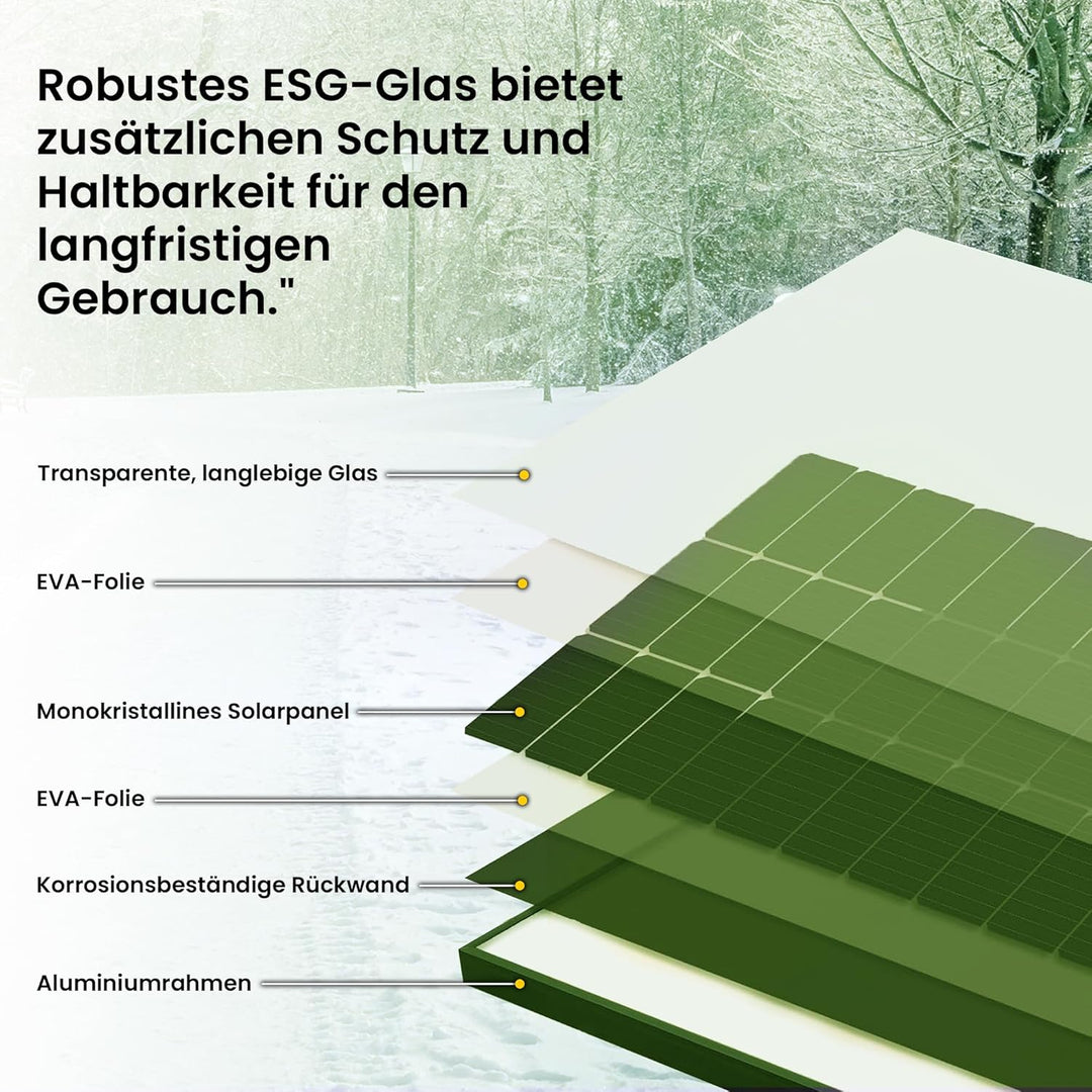 Offgridtec 100W Mono Solarpanel 39V ideal für 12V und 24V Batterieladung Single, Single