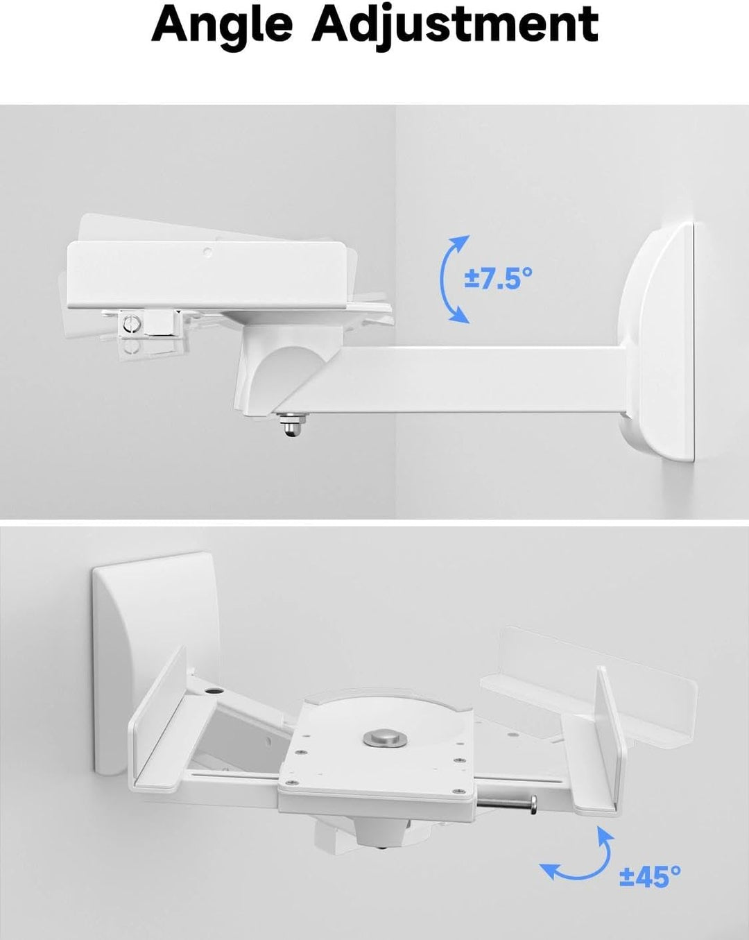 suptek Dual Side Clamping Bücherregal Lautsprecherhalterung Wandhalterung für grosse Umgebungslautsp