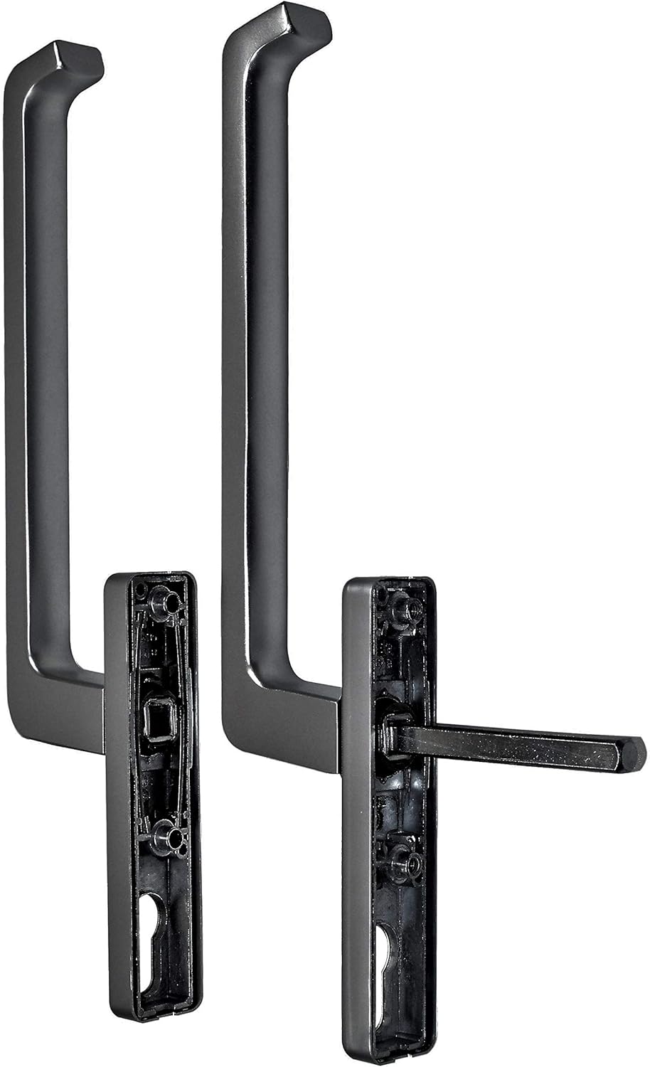 SN-TEC GU Schiebetür Drehgriff DIRIGENT 934/937 (9-25919 01B & 9-29519 03B) mit Unterbau 6432, Links