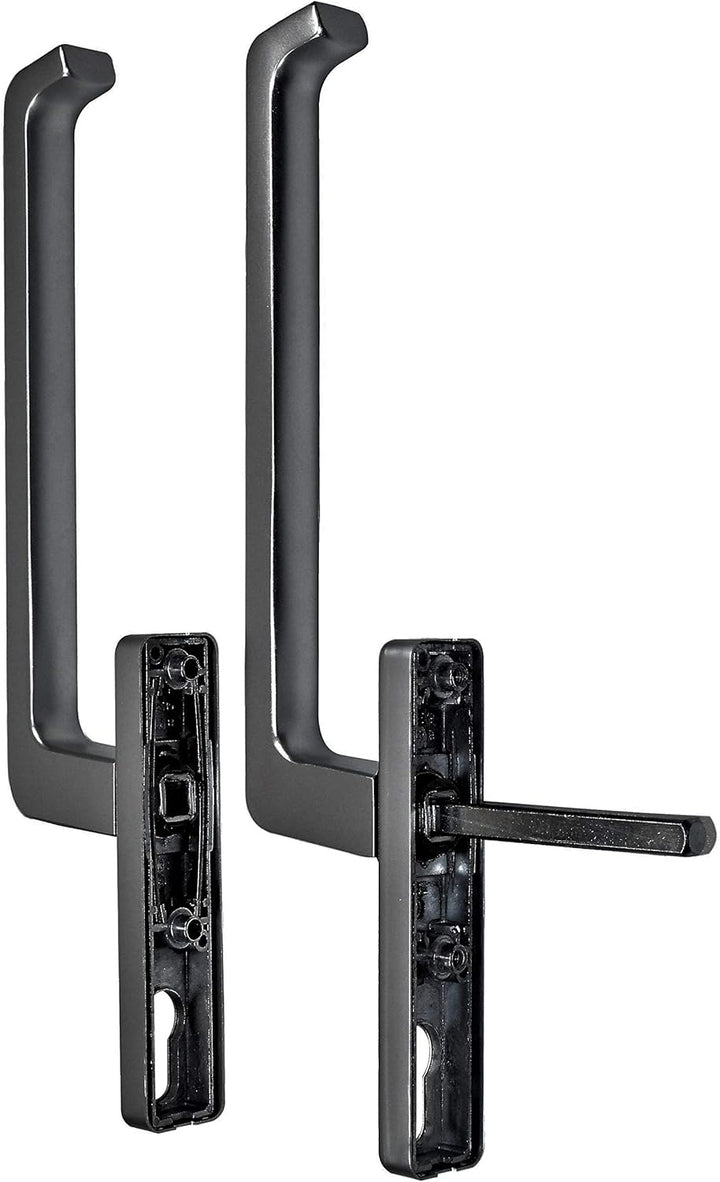 SN-TEC GU Schiebetür Drehgriff DIRIGENT 934/937 (9-25919 01B & 9-29519 03B) mit Unterbau 6432, Links
