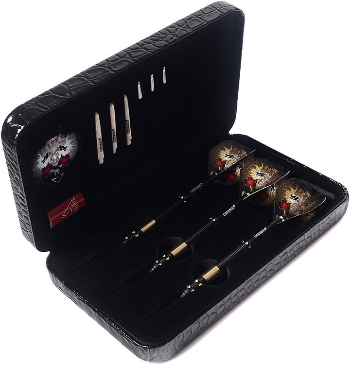 CUESOUL Dragon Deluxe Messing Steel Dartpfeile, 21 Gramm J2103 25 Gramm, J2103 25 Gramm