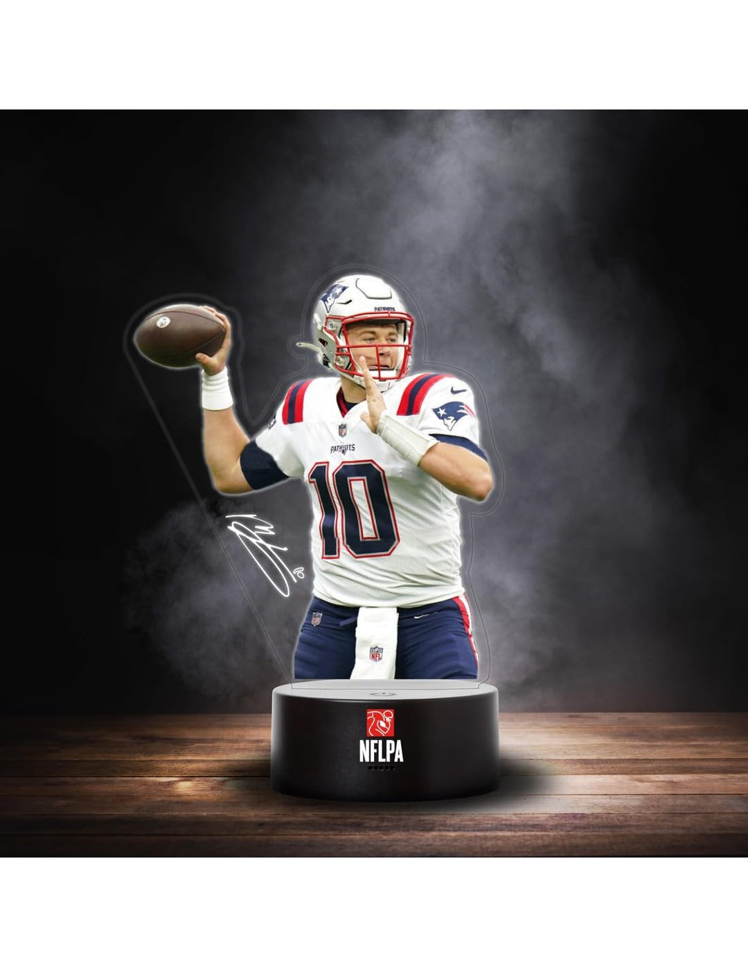Great Branding New England Patriots NFLPA LED Lampe Licht Logo ** Jones **, Wechselmodus mit 3 unter