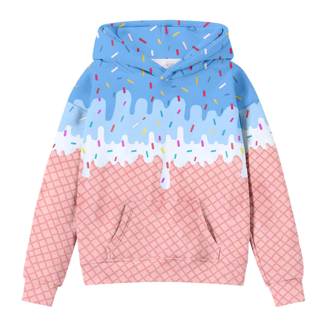 Generisch Pullis Damen Teenager Süsse Hoodies für Teenager-Mädchen, Trendige, adrette Kapuzenpullove