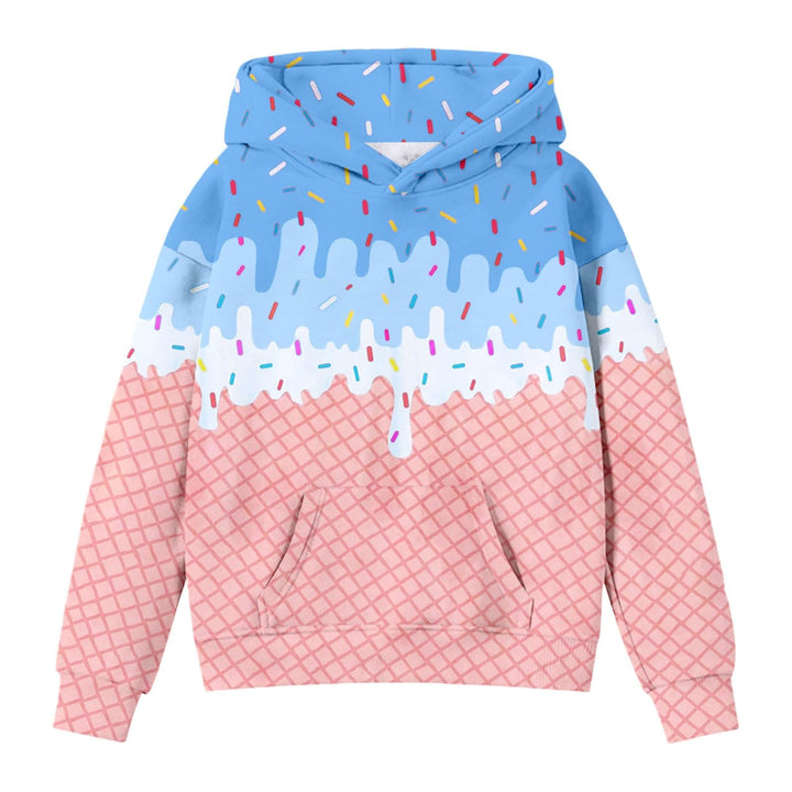 Generisch Pullis Damen Teenager Süsse Hoodies für Teenager-Mädchen, Trendige, adrette Kapuzenpullove