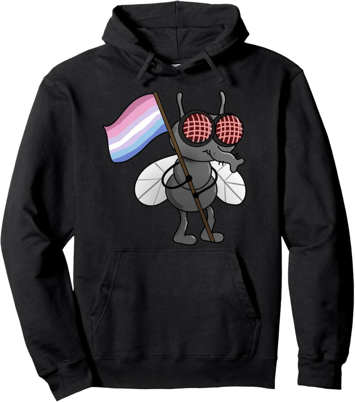 Stubenfliege Fliege Insekt Bigender Pullover Hoodie