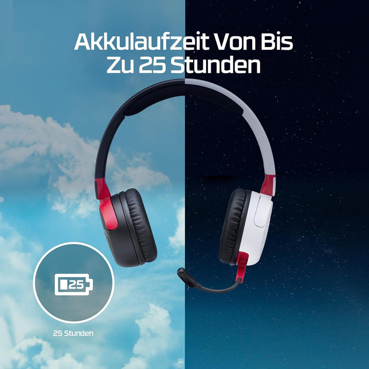 HyperX Cloud Mini Wireless Gaming-Headset, Bluetooth, 30-mm-Treiber, Lautstärkebegrenzung unter 85 d