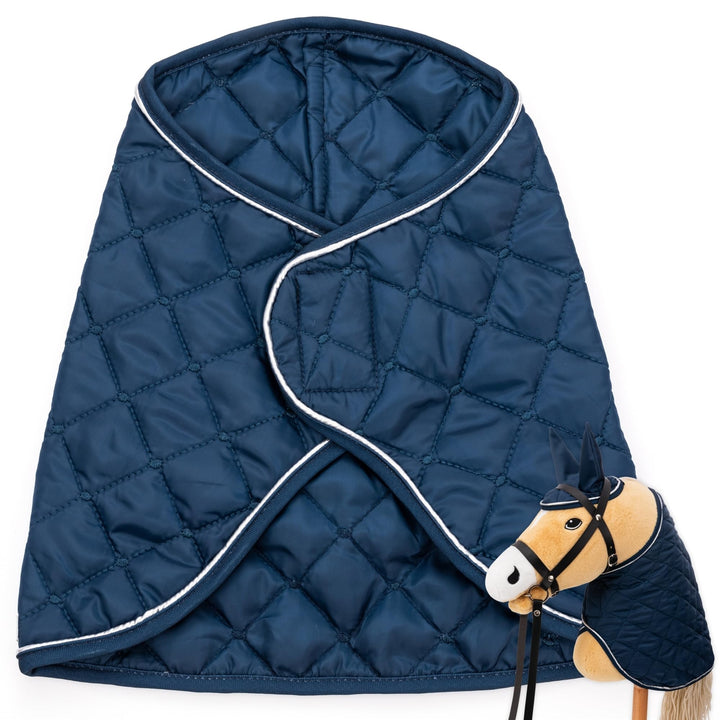 Hobby Horse Zubehör – Decke in Blau, weich &amp; strapazierfähig [TÜV geprüft], hochwertige &amp; stilvolle