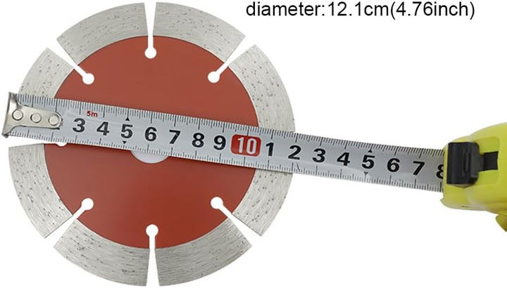 Schlitzfräse, 4000W Mauerfräser Mauernutfräse Elektrische Wand Chaser Maschine mit 5 Stück 125mm Tre