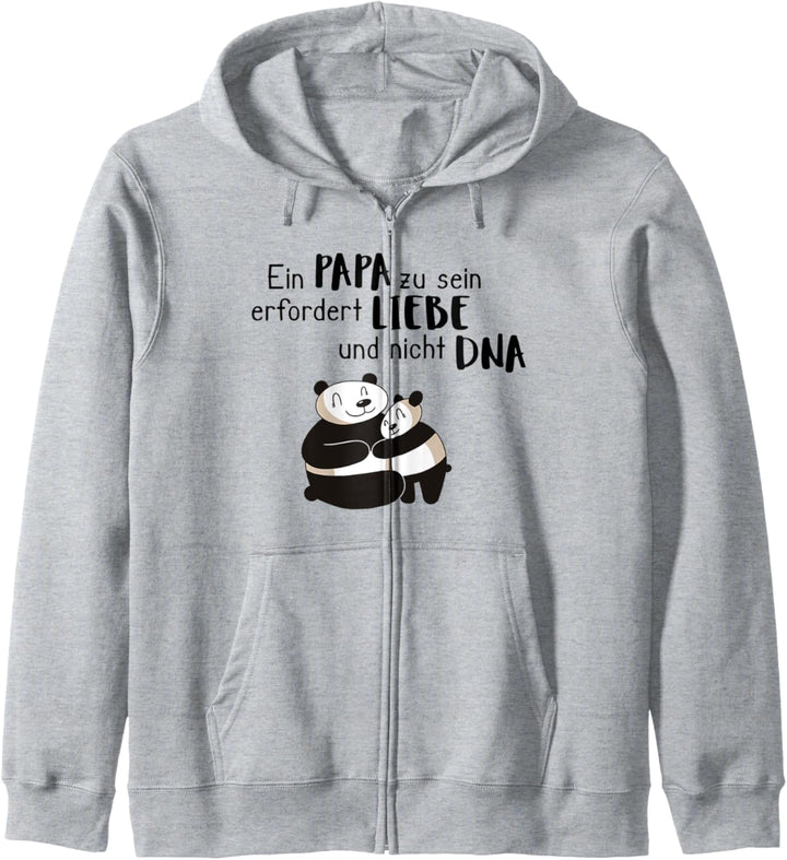 Grosser kleiner Panda Bonus Papa Stiefpapa Kapuzenjacke