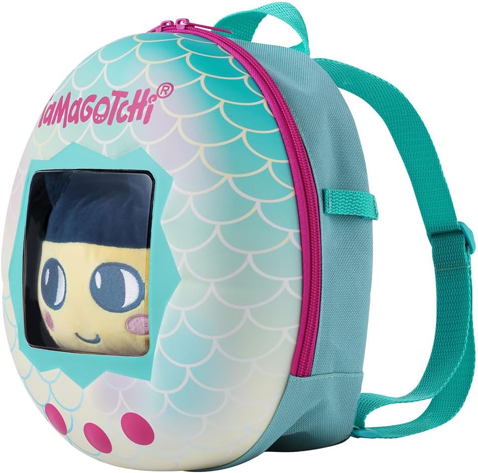 Bandai – Tamagotchi – 3-in-1 Rucksack – Tamagotchi Rucksack mit Mametchi-Plüschtier – Mode-Accessoir