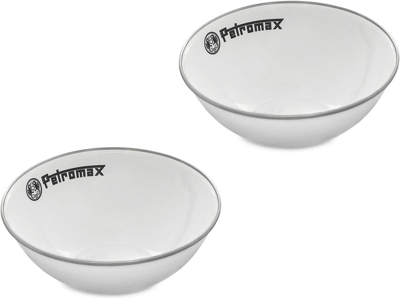 Petromax Emaille Schalen weiss 2 Stück (1 Liter)
