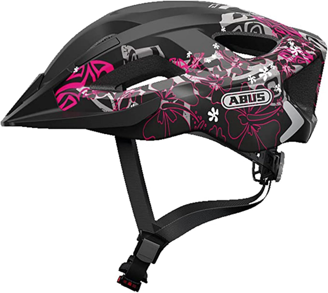 ABUS Stadthelm Aduro 2.0 - Allround-Fahrradhelm mit Licht - in sportivem Design für den Stadtverkehr