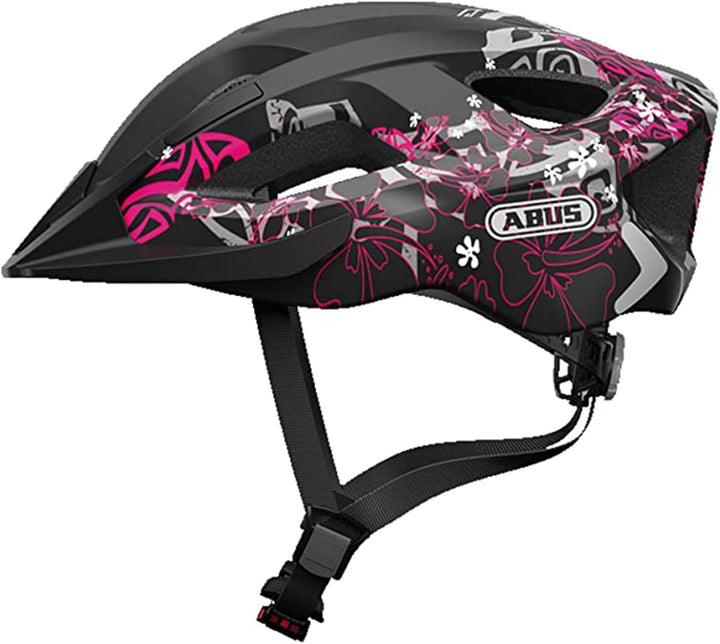 ABUS Stadthelm Aduro 2.0 - Allround-Fahrradhelm mit Licht - in sportivem Design für den Stadtverkehr