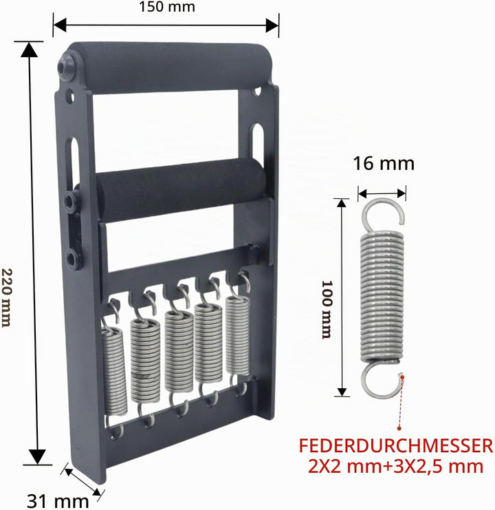 AHTAPFON Hand Grip Strength Trainer Armstärke Unterarm- und Fingergriff-Trainer Mit Schaumstoff-Grif