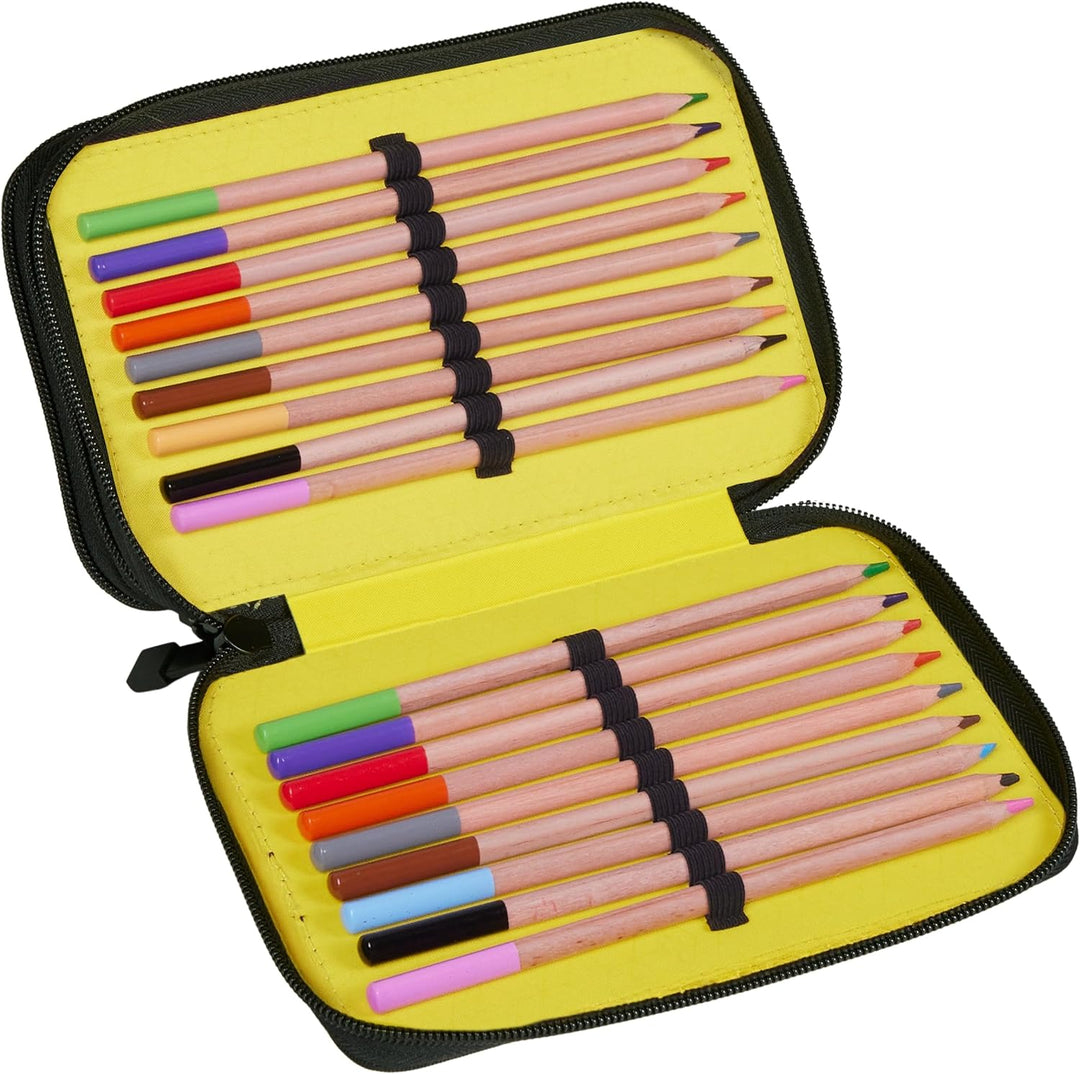 SKANDO BAGS LEGO® NINJAGO® Federmäppchen Junge gefüllt Kai – 3-Fach Federmappe mit 3 Fächern, Schulz