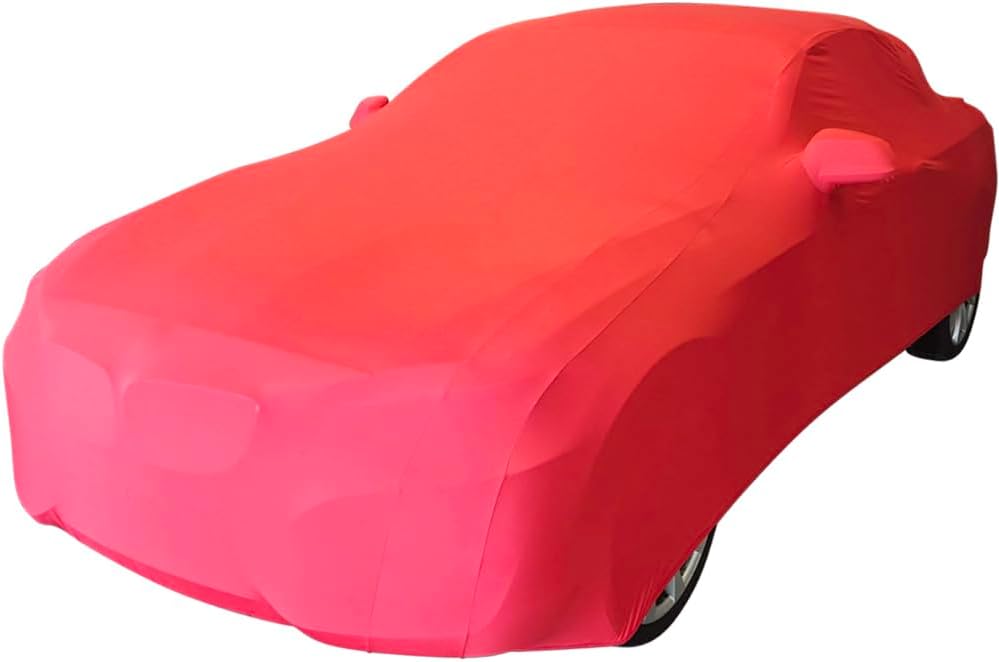 Indoor Autoabdeckung kompatibel mit BMW 2-Series F22 Coupe mit Spiegeltaschen SUPER Soft Stretch