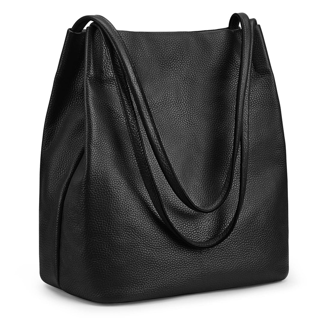 Kattee Damen weiche Echtleder Totes Umhängetasche Geldbörsen und Handtaschen mit oberem Magnetversch