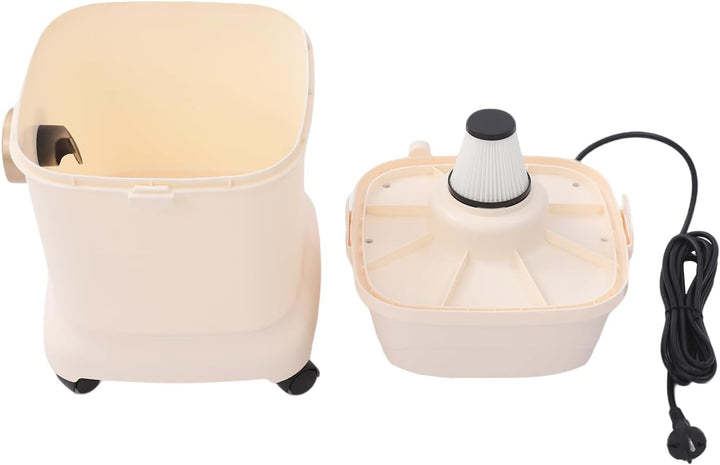 Beutelloser Staubsauger, 1000W Bodenstaubsauger mit HEPA-Filter, 18L Nass-/Trockensauger, Starke Sau