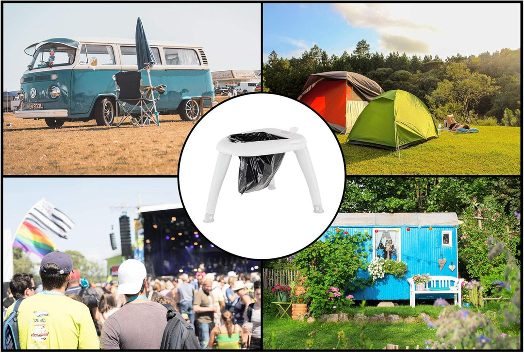 Stagecaptain Quixie-2842 Camping Toilette - Outdoor- und Reise-WC - Für Kinder und Erwachsene - Mit