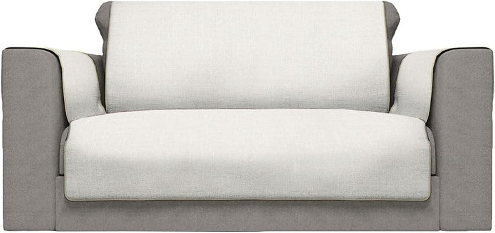 Italian Bed Linen CD-COMFORT-PANNA-2P Komfort-Antigleiten-Sofa-Decke,2 Plätze, Creme 2 Plätze Creme,