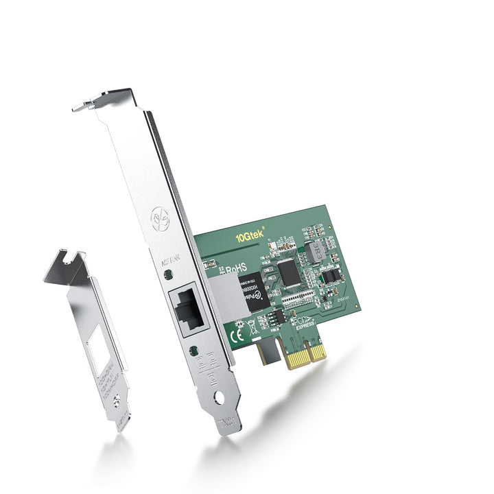 ipolex 1.25G Ethernet-Netzwerkkarte, 1x RJ45+ Port, 10GbE NIC im Vergleich zu Intel i210-T1, unterst